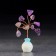 Souvenir "Wage tree. Amethyst", natural stone, 7 x 3 cm