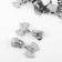 Automatic castle for lightning "Tractor", No. 5, decorative, 10 pcs, Nickel color