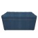 Puff with a lid and weighting, 800 × 400 × 420 mm, Savana plus matting, Denim color