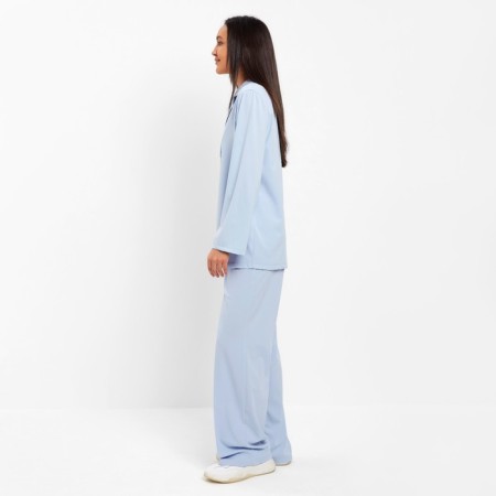Women's costume (jacket, trousers) minku: green Trend Blue color, size 48-3