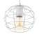 Lamp Bayerlux "Nola" 1x60W E27 white 16x16x100 cm.
