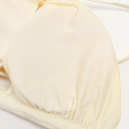 Female Separate swimsuit with Minaku Lureku color milk, size 42-7