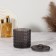 Organizer with a lid of 1 sect D10*12.5cm black to/corn nakl QF