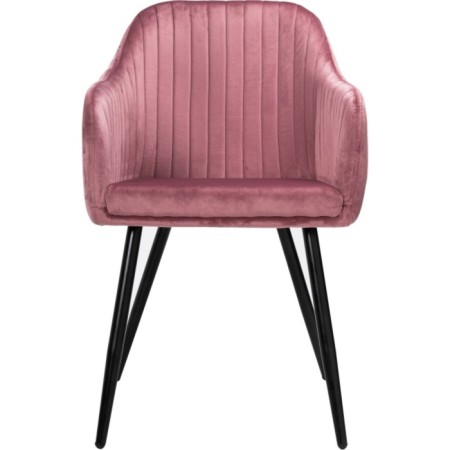 SLAM SLAM Metal/velor, black/pink 53x60x82 cm-1