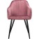 SLAM SLAM Metal/velor, black/pink 53x60x82 cm