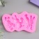 Mold Silicon "Bunny" 3 subjects 1x15.5x8 cm