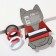 Hair gum for Halloween “Dracula Cat”, D = 4 cm, 3 pcs.