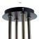 Chandelier 21127/4 bk black 4x40W G9 55x41x20.5cm