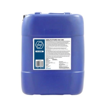 Motor oil NGN A-Line Future 0W-20 SN, synthetic, 20 liters