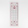 A quilting and patchwork ruler, 45 × 15 cm, thickness 3 mm, transparent/pink color