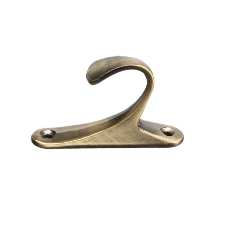 Hook for curtains KS101 CAPPIO, one -rod, bronze color, 2 pcs