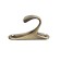 Hook for curtains KS101 CAPPIO, one -rod, bronze color, 2 pcs