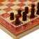 Board game 3 in 1 "Monel": backgammon, checkers, chess, 24 x 24 cm