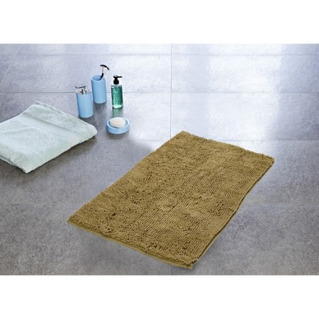 Bathroom mat, beige, 55x85 cm-1