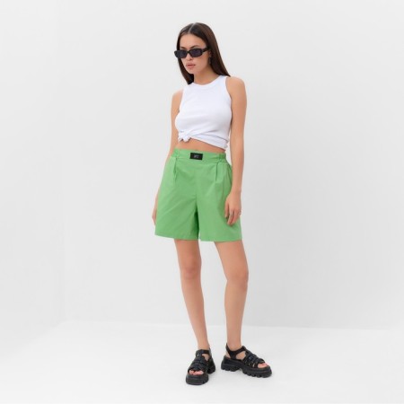 Women's suit (shirt and shorts) Mist Summer Time, size 48, green-7