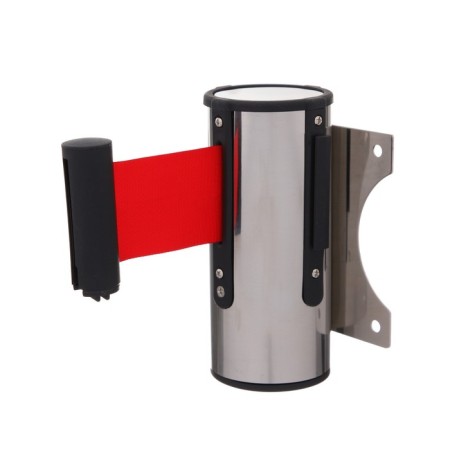 Wall block with exhaust ribbon-180cm red, height-13.5cm, width 11cm