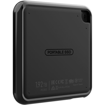 SSD Silicon Power USB-C 2TB SP020TBPSDPC60CK PC60 1.8 "Black-3