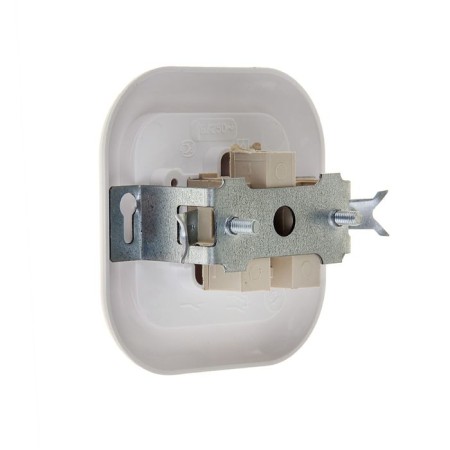 Kuntsevo switch Valentina 7647, 10 A, 2 keys, hidden, white-1
