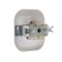 Kuntsevo switch Valentina 7647, 10 A, 2 keys, hidden, white
