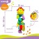 Stretching - spiral with toys arc on a stroller / crib for babies 0+ "Monkey Bright", I crush me