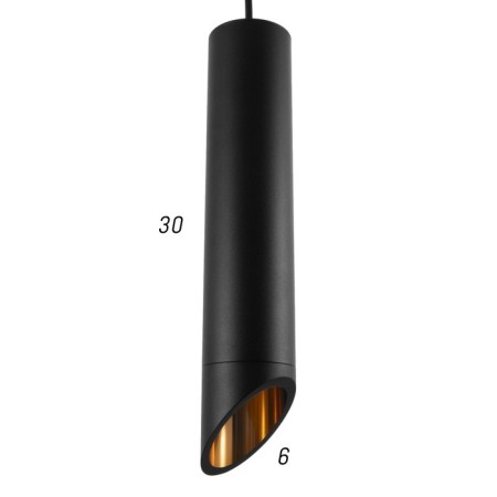 Lamp Bayerlux 671509/1 GU10 40W black 6x6x30 cm-5
