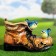 Figure Kashpo "boots with two birds" 18x14cm