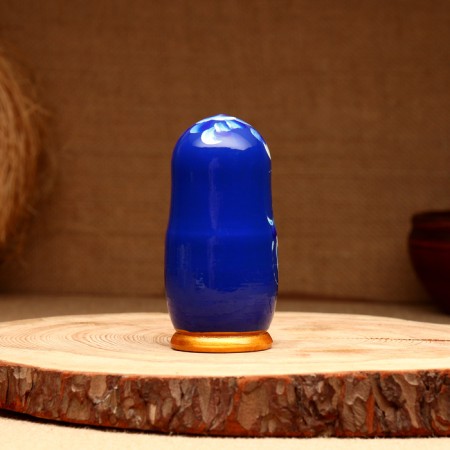 Matryoshka 5-doll "Vlad blue", 10-11 cm-3