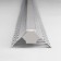 Built-in angular aluminum profile (external angle) for Elektrostandard LED tape, LL-2-ALP015, 2 m, color gray color