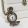 Pocket clock "Butterfly", quartz, 3.5 x 2.6 cm