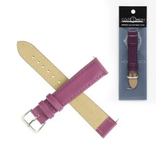 Solomon watch strap, 18 mm, genuine leather, L-20 cm, lilac