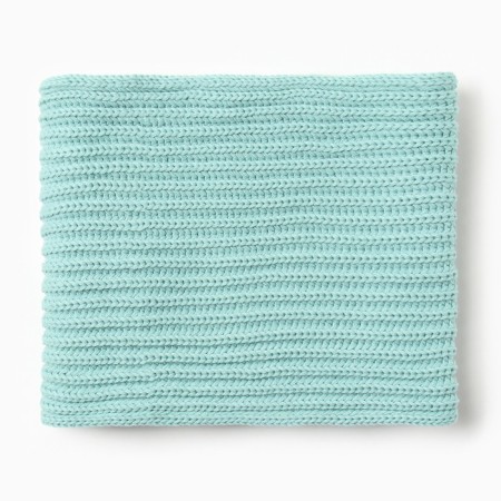 Scarf (clamp) Children's, Menthol color, size 108x26 cm-2