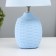 Table lamp "Weaving" 1x40W E14 Blue 19.5x19.5x35.5cm