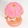 Souvenir Musical Mechanical Light "Carousel - Horses" Pink 12.3x12.3x18 cm