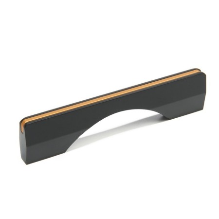 Cappio RSC032 handle handle, m/o 96 mm, black/gold color, 4 pcs.