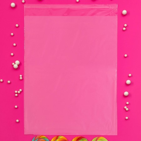 BOPP package with an adhesive valve 20 x 26/4 cm, 30 μm