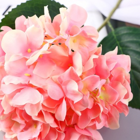Artificial flowers "Extra hydrangea" D-16 cm 55 cm, pink-1