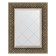 Mirror with engraving in the baguette frame, silver monogram 101 mm, 59x76 cm
