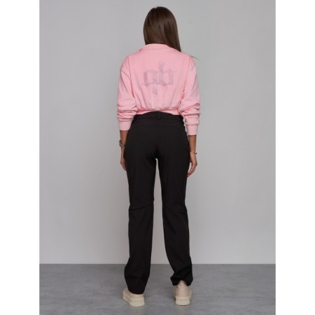 Sports female trousers, size 42, black color-5