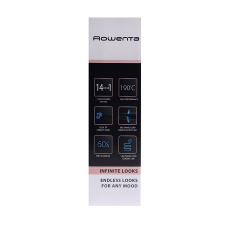 Multistayer Rowenta CF4231F0, 14 in 1, 190 ° C, ceramic coating, black and honey-8