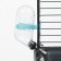Drill for rodents with a metal nose, 60 ml, transparent with blue mount