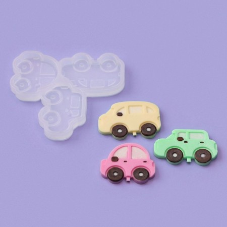 Silicone Mold for candy and chocolate "Machines", 4 × 5.6 cm, 4.8 × 4cm, 3.5 × 5.4 cm