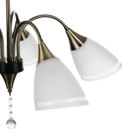 Sandra chandelier 5he27 40W Black-Bronze 65x65x30 cm-5