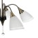 Sandra chandelier 5he27 40W Black-Bronze 65x65x30 cm