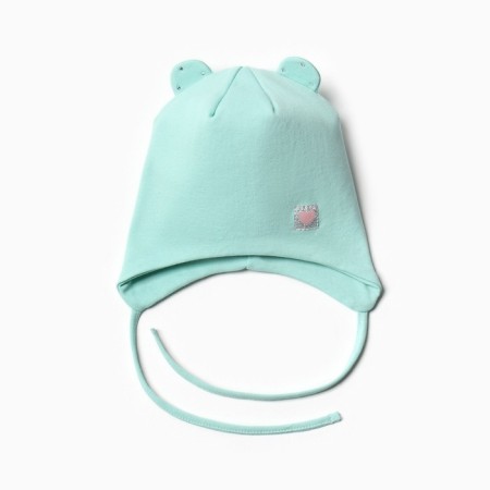 Baby hat, mint color, size 42-46