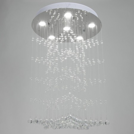 Lamp cascade "Star" 6xled chrome 50x50x84cm Bayerlux-1