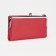Women's wallet on magnets, red color