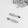 Automatic lock for lightning "Spiral", No. 3, decorative, 10 pcs, Nickel color