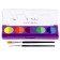 Aquagram for the face and body, glows from ultraviolet radiation, brush, 10 colors