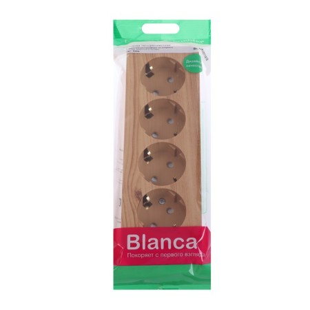 Four SE SE BLANCA, 16 A, 250 V, invoice, with salary, curtains, IP20, ash, Blnra011415-1
