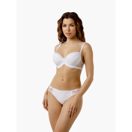Women's bras of Lengy, size 80d, white color-2